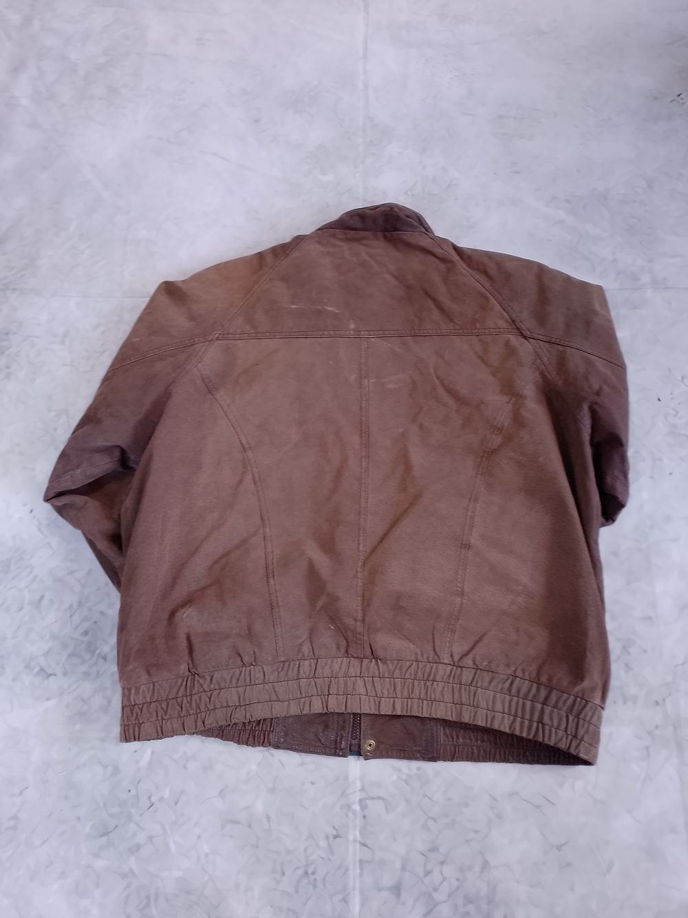 Vintage NORTHWEST TERRITORY Brown Suede Bomber Jacket - Picture 14 of 14